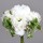 Päonien-Bouquet, 20 cm, white, 12/72