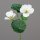 Hibiskus mit zwei Blüten, cream, 24/144