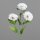 Mohn mit drei Blüten, 54 cm,cream,36/288