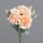 Paeonien Bouquet, 40 cm, peach, 12/72