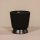 Keramik Vase, 15 cm, black, 10/40 XXX