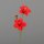 Hibiskus mit zwei Blüten, red, 36/432