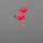 Hibiskus mit zwei Blüten, pink, 36/432