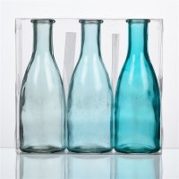 Glasflasche large - blau - 3 Stck./Box - BOTTLE