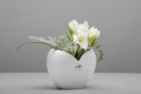 HEART porcelain vase
