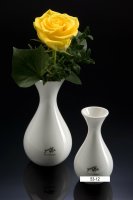 bauchige Porzellan Vase - SOLO